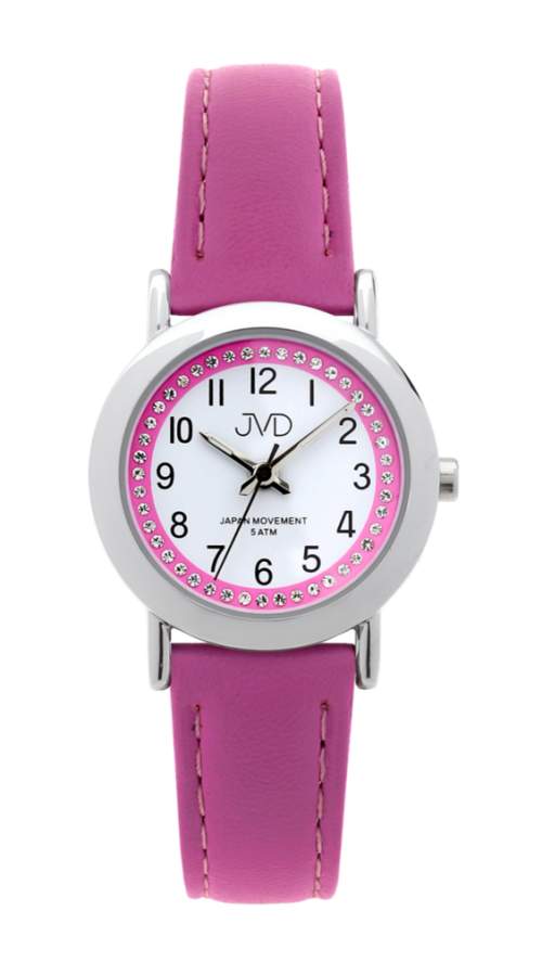JVD Dětské růžové náramkové hodinky J7179.4
