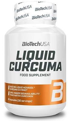 Biotech USA Liquid Curcuma 30 kapslí