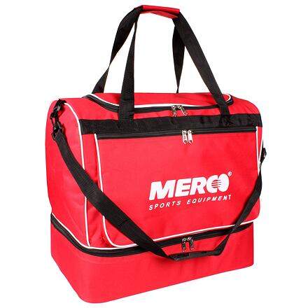 Merco Fotbalová taška dvojité dno červená balení