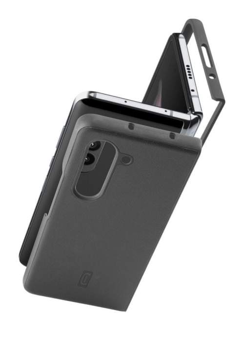 Cellularline Fit Duo pro Samsung Galaxy Z Fold5 PU kůže černý