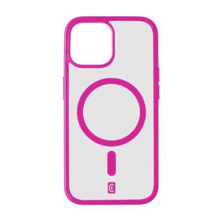 Cellularline POP MAG zadní kryt s MagSafe Apple iPhone 15 čirý/růžový