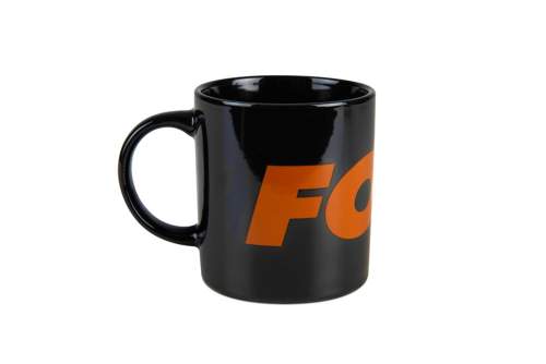 Fox hrnek collection ceramic mug black orange 350 ml