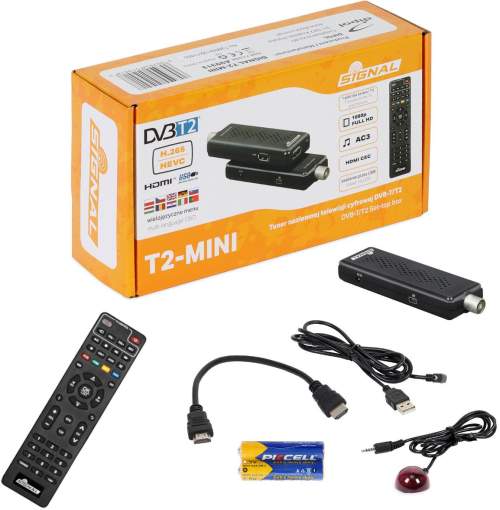 SIGNAL T2-MINI DVB-T2 H.265 HEVC USB 5V tuner