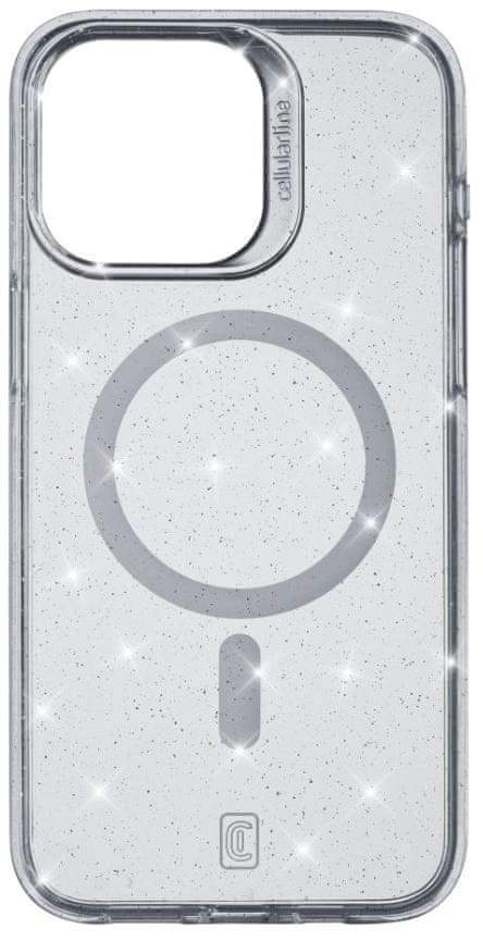 Cellularline zadní kryt Sparkle Mag pro Apple iPhone 15 Pro čirá SPARKMAGIPH15PROT