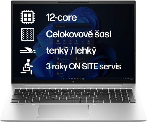 HP EliteBook/860 G10/i7-1360P/16"/FHD/16GB/512GB SSD/Iris Xe/W11P/Silver/3RNBD