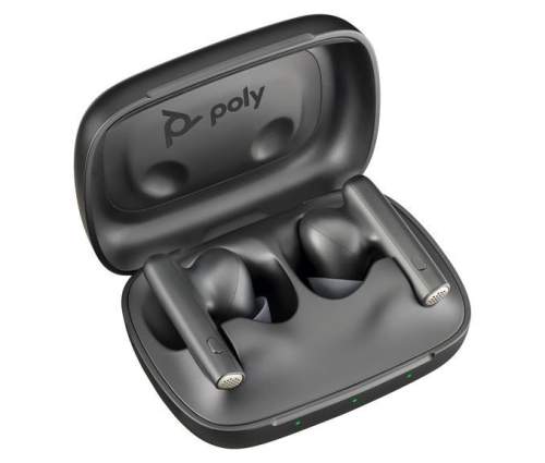 HP Poly bluetooth headset Voyager Free 60, BT700 USB-C adaptér, nabíjecí pouzdro, černá 7Y8H4AA