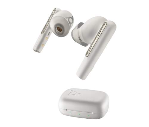 HP Poly Voyager Free 60 bluetooth headset, BT700 USB-C adaptér, nabíjecí pouzdro, bílá (7Y8L4AA)