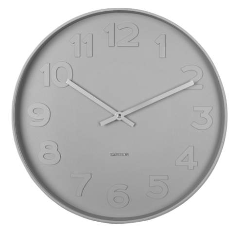 Karlsson Designové nástěnné hodiny 5636WG  38cm