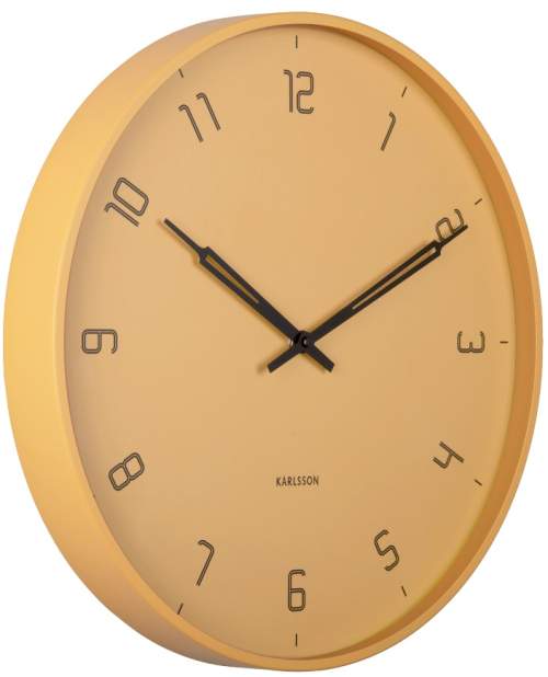 Karlsson Designové nástěnné hodiny 5950YE 40cm