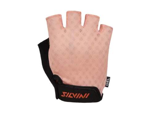 Silvini Gaiona dámské krátké rukavice Orange/Black vel. M