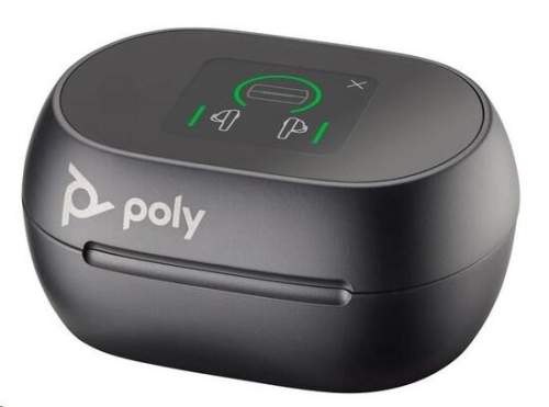 HP Poly Voyager Free 60+ MS Teams bluetooth headset, BT700 USB-C adaptér, dotykové nabíjecí pouzdro, černá (7Y8H0AA)