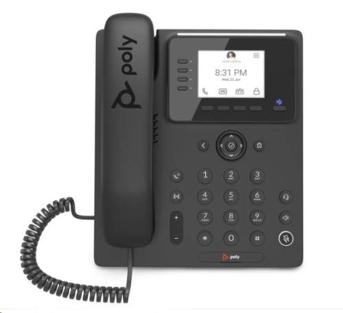 HP Poly CCX 350 firemní multimediální telefon, Microsoft Teams, PoE (848Z7AA)