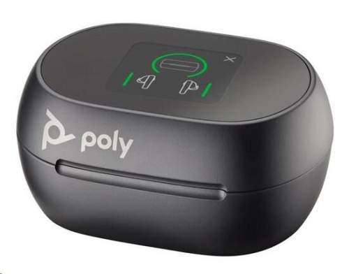 HP Poly bluetooth headset Voyager Free 60+ MS Teams, BT700 USB-A adaptér, dotykové nabíjecí pouzdro, černá