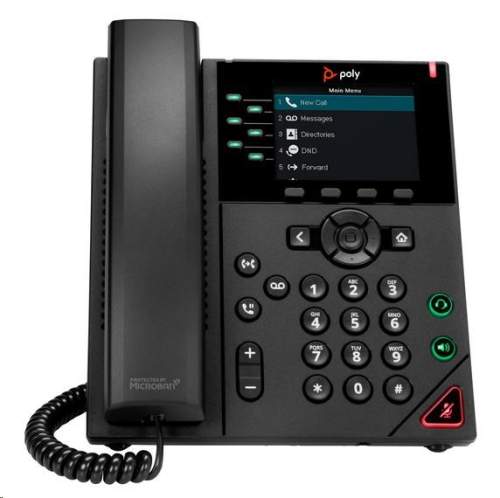 Poly VVX 350 6linkový IP telefon, PoE (89B68AA)