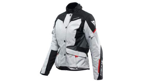 Dainese Tempest 3 D-Dry® Lady Glacier Gray/Black/Lava Red 48