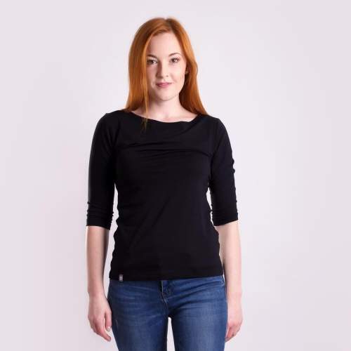 PROGRESS ANIKA ladies 3/4 sleeve T-shirt XL černá
