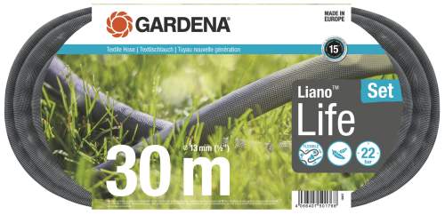 Gardena textilní hadice Liano Life 30 m – sada