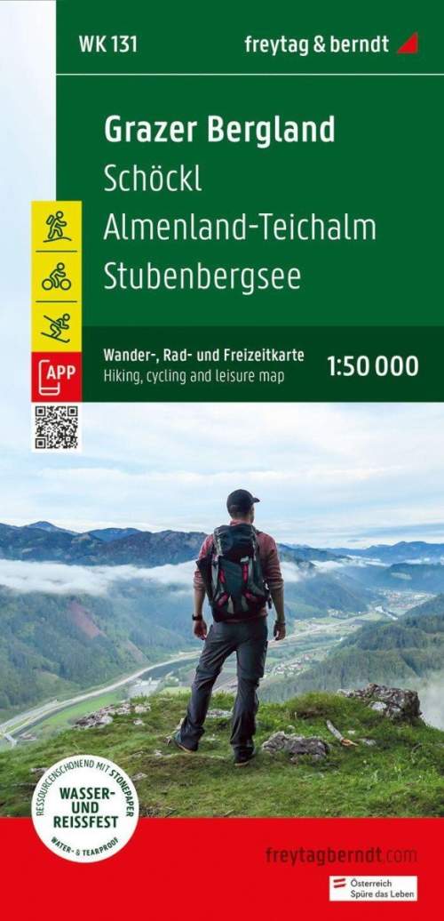 Freytag-Berndt Pohoří Graz 1:50 000 / turistická, cyklistická a rekreační mapa