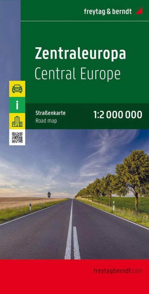 Freytag-Berndt Evropa střední 1:2 000 000 / automapa