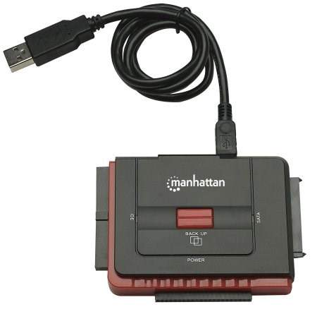 Manhattan 179195 USB 2.0, 0.76m, černý