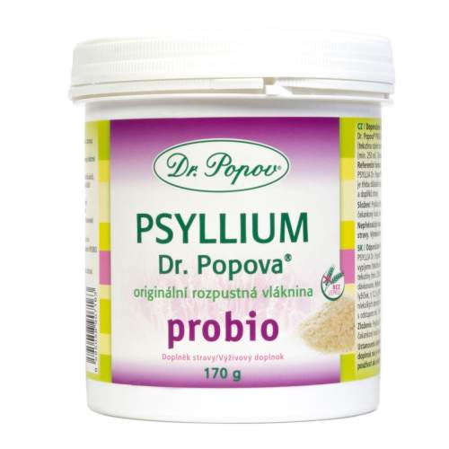Dr. Popov Vláknina Psyllium PROBIO 170 g