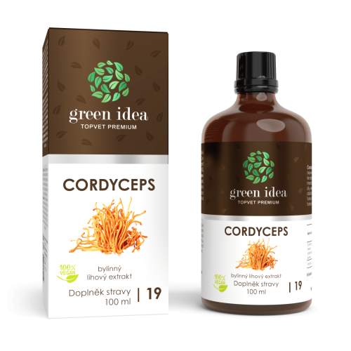 TOPVET GREEN IDEA Cordyceps tinktura - kapky 100 ml