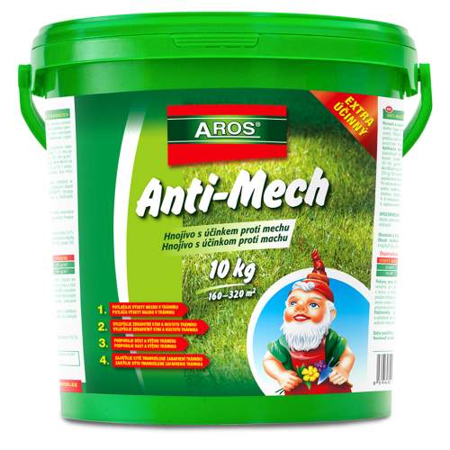 Trávníkové hnojivo anti-mech