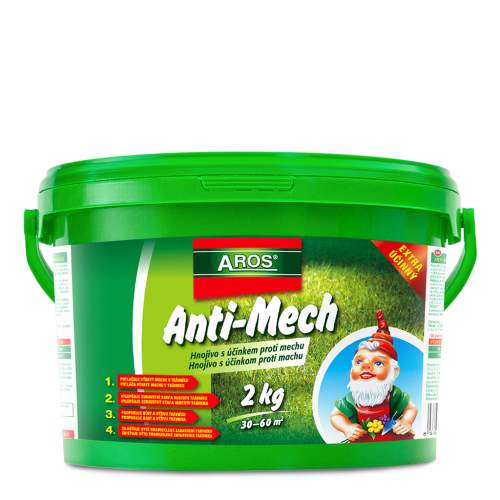 Trávníkové hnojivo anti-mech