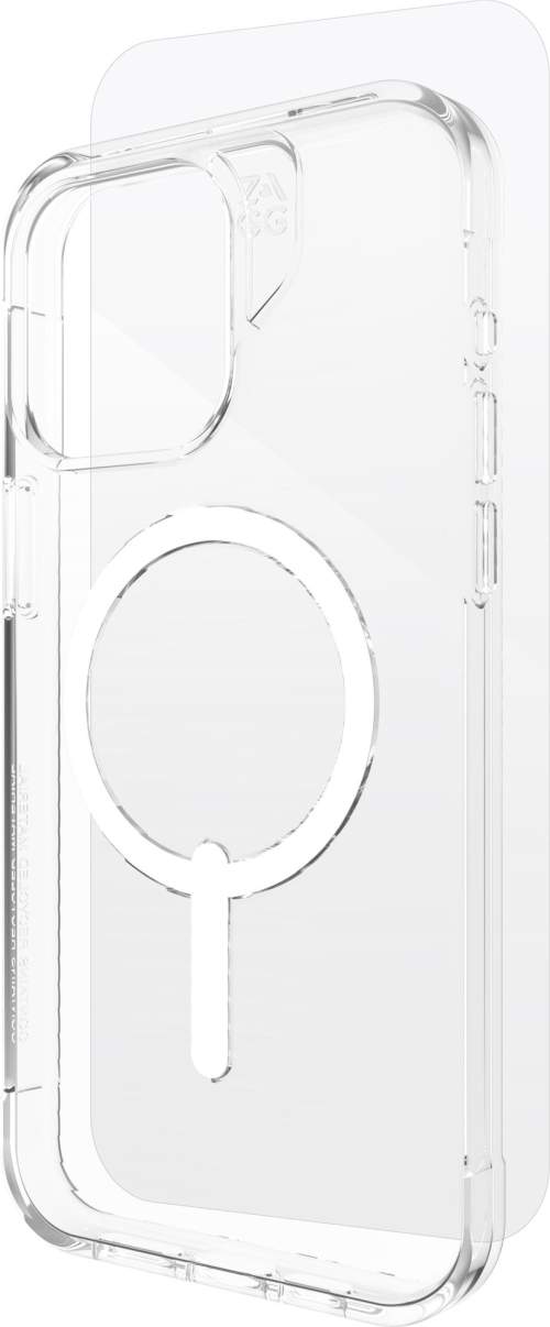 ZAGG Case Luxe Snap kryt a ochranné sklo pro Apple iPhone 15 Pro Max transparentní