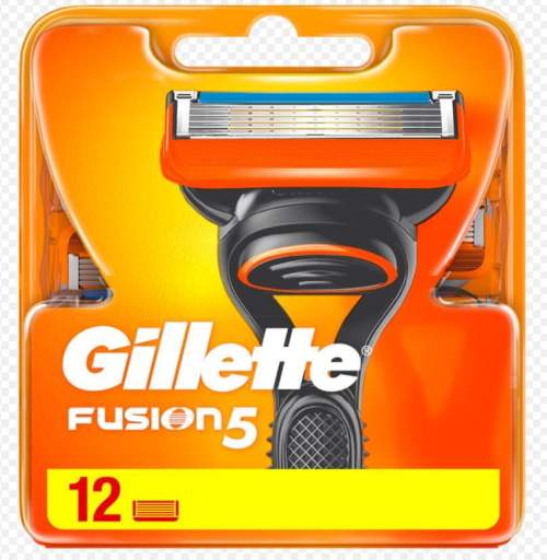 Gillette Náhradní hlavice Fusion 5 12 ks