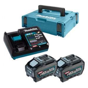 Makita 191V35-5 sada Li-ion XGT 40V 2ks BL4050F + 1ks DC40RA + 1ks Makpac 1