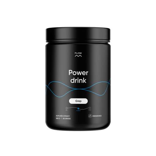 Flow nutrition Power drink - grep, 880g