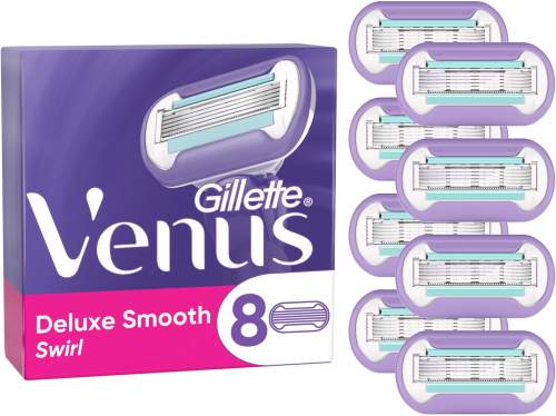 Gillette Venus Swirl Dámské Náhradní Holicí Hlavice 8 ks
