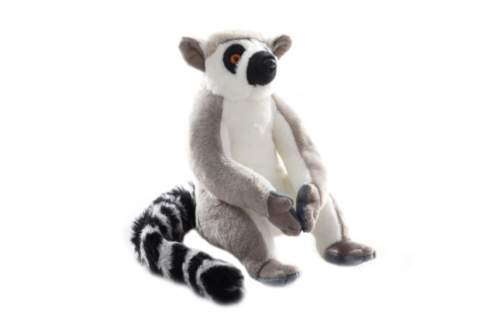 LAMPS Plyš Lemur se suchým zipem 21cm - ECO-FRIENDLY