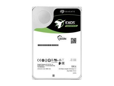 Seagate Exos X18 ST10000NM014G - Pevný disk - šifrovaný - 10 TB - interní - SAS 12Gb/s - 7200 ot/min. - vyrovnávací paměť: 256 MB - Self-Encrypting Drive (SED)