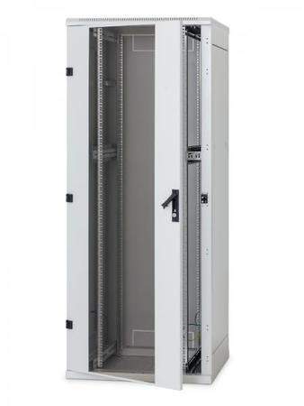 Rack Triton 19'' stojanový 27U/800x600 prosklené dveře šedý RMA-27-A86-CAX-N1