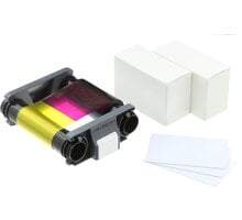 BADGY YMCKO Color Ribbon + 100 cards 0,76mm pack CBGP0001C