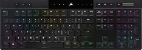 Corsair herní klávesnice K100 RGB AIR Wireless Ultra-Thin Backlit RGB LED, CHERRY ULP Tactile, Black (CH-913A01U-NA)