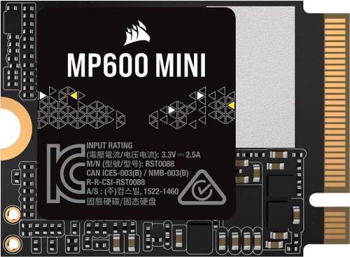 Corsair SSD 1TB MP600 MINI Gen4 PCIe x4 NVMe M.2 2230, CSSD-F1000GBMP600MN