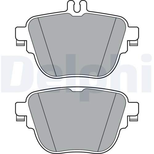 Sada brzdových destiček, kotoučová brzda DELPHI LP3359