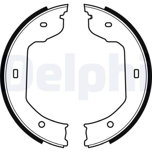 Sada brzdových čelistí DELPHI LS1920