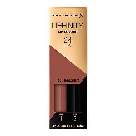 Max Factor Lipfinity 24HRS Lip Colour dlouhotrvající rtěnka s balzámem 4.2 g odstín 190 Indulgent