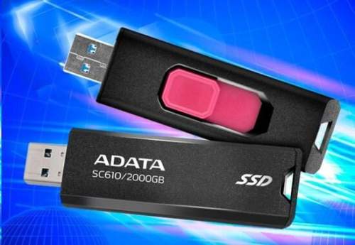 ADATA SC610/1TB/SSD/Externí/Černá/5R SC610-1000G-CBK/RD