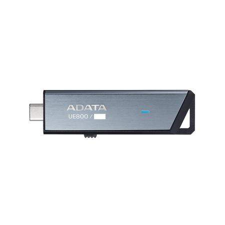 ADATA Flash Disk 512GB UE800, USB 3.2 USB-C, Elite drive, šedá kov černá plast (AELI-UE800-512G-CSG)