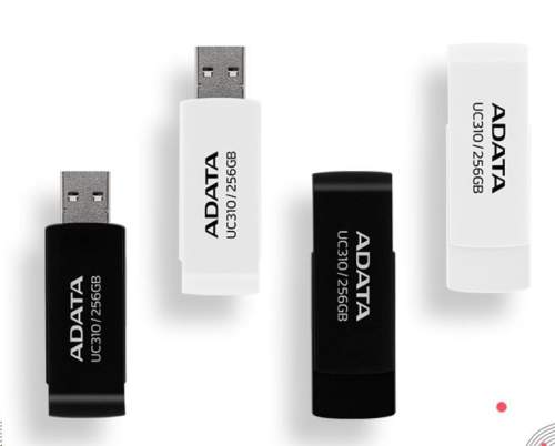 ADATA Flash Disk 128GB UC310, USB 3.2 , černá, UC310-128G-RBK