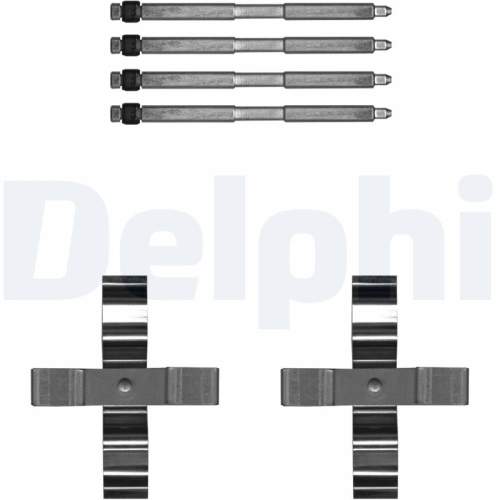 Sada příslušenství, obložení kotoučové brzdy DELPHI LX0703