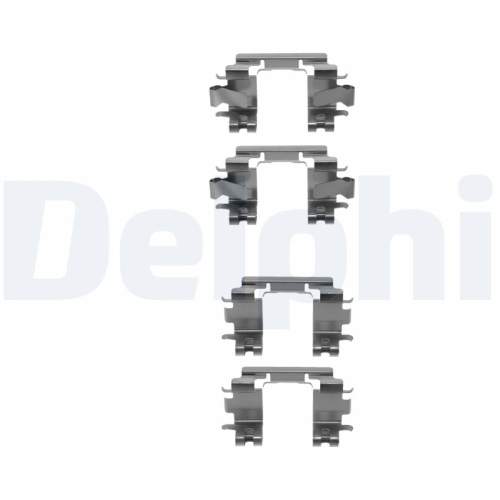 Sada příslušenství, obložení kotoučové brzdy DELPHI LX0298