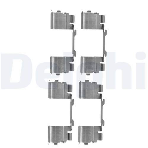 Sada příslušenství, obložení kotoučové brzdy DELPHI LX0479