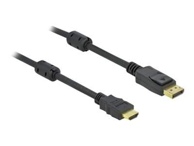 Delock Pasivní kabel DisplayPort 1.2 na HDMI, 4K, 30 Hz 10 m