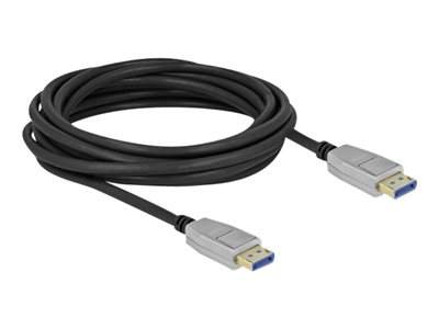 Delock - Kabel DisplayPort - DisplayPort (M) s jazýčkem do DisplayPort (M) s jazýčkem - DisplayPort 2.0 - 5 m - podpora 8K60Hz (7680 x 4320) - černá